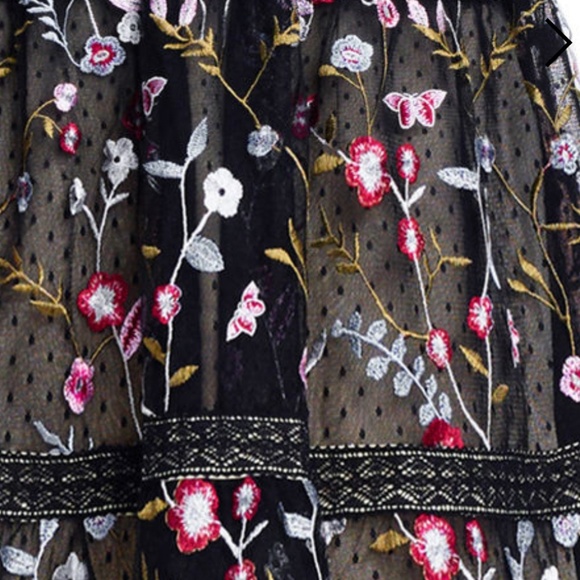 ADRIANNA PAPELL EMBROIDEREY PARTY DRESS - Picture 4 of 7